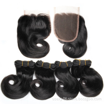 Cheap double drawn human hair extension bundles remy virgin hair vendor raw virgin cuticle aligned Indian hair vendors